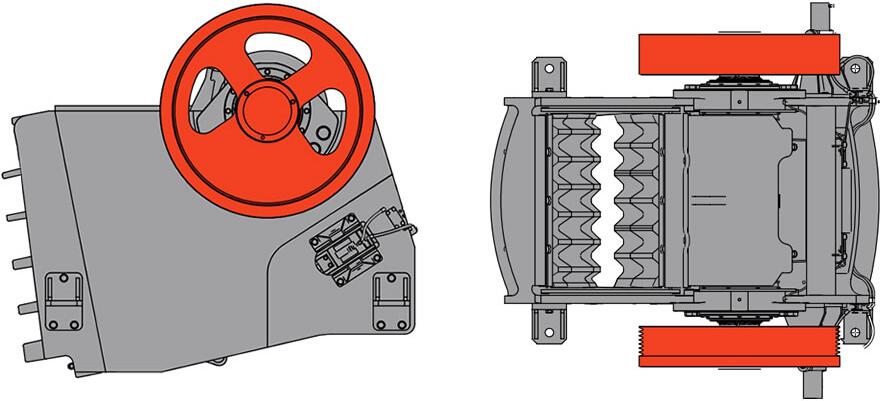欧版颚式破碎机原理图 欧版颚式破碎机原理图