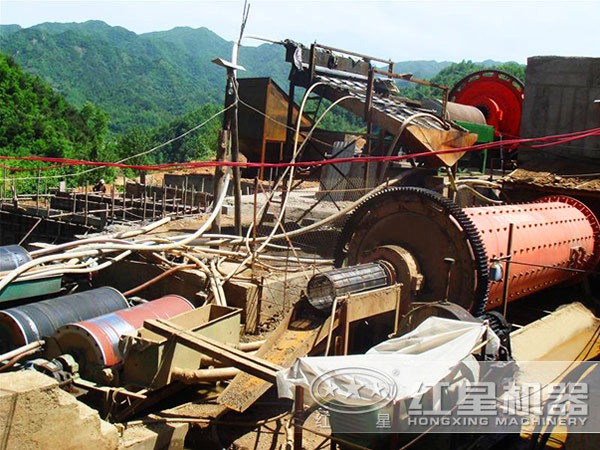 铜矿选矿生产现场 铜矿选矿生产现场