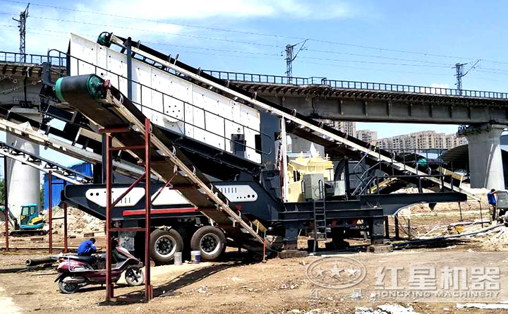 �ƶ�ɸʯ���豸�ֳ�չʾ