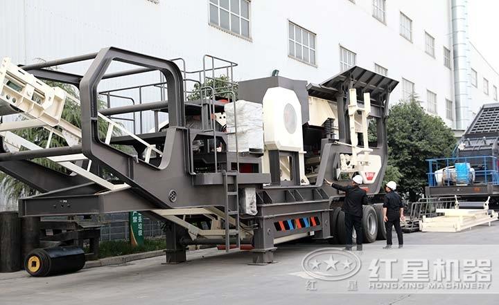 可移动一体式碎沙机+颚式破碎机 可移动一体式碎沙机+颚式破碎机