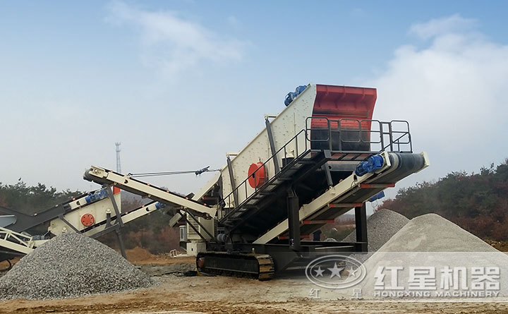 花岗岩移动破物料展示 花岗岩移动破物料展示